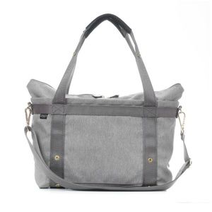 The ANDI Bag - Grey Denim Gunmetal